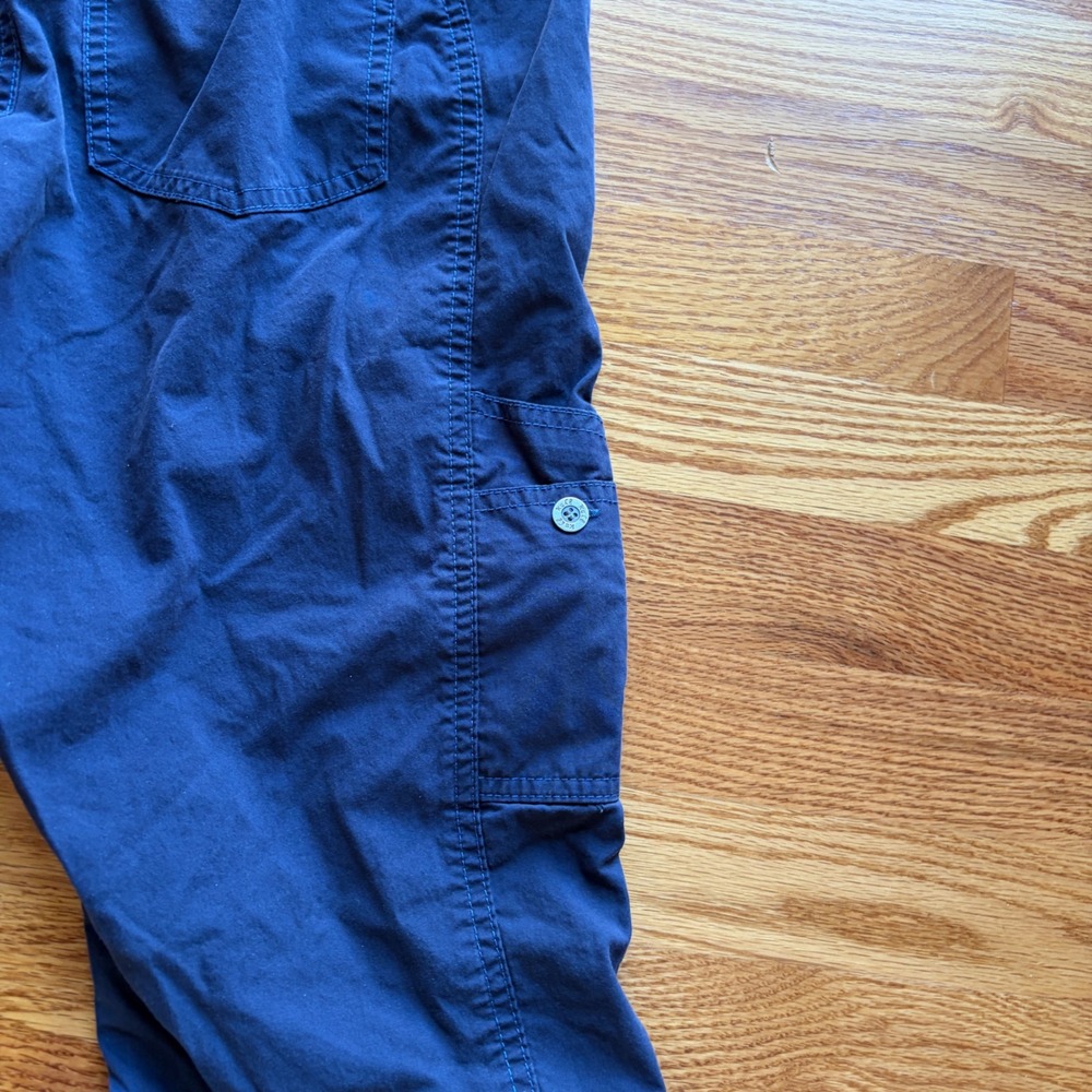 Kuhl‎ Free Range Hiking Capri Pants 8 Navy Blue Stretch Crop Outdoor Gorpcore - Picture 13 of 16